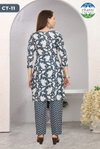 Sindhuja By Chansi Trendz Cotton Blend Kurti With Bottom Online Wholesale